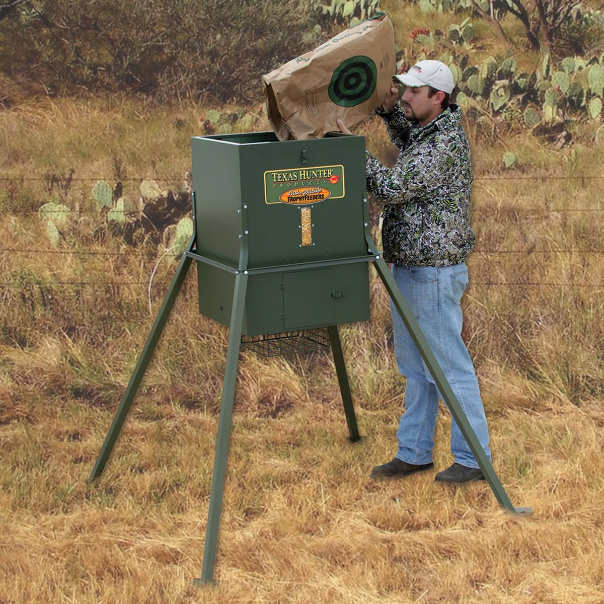 300 lb. Corn Capacity Wildlife Feeder K44064