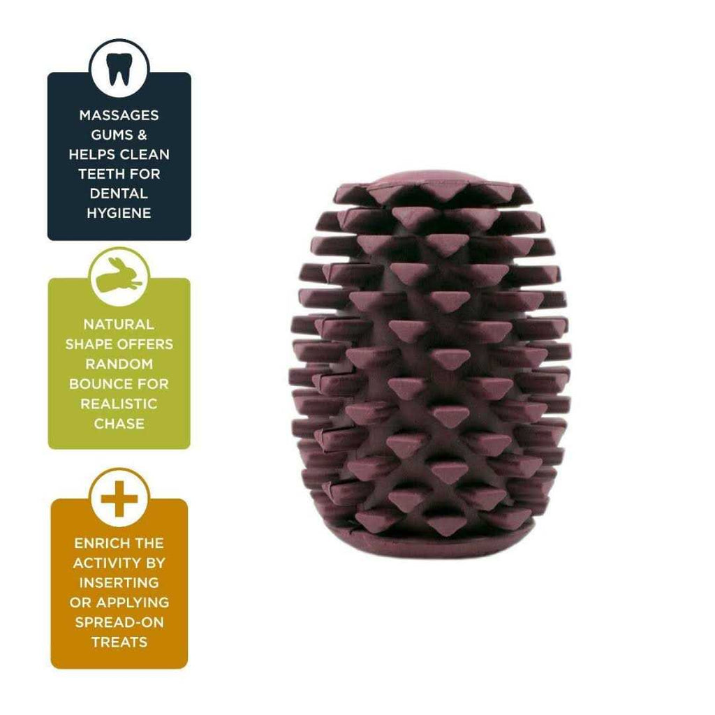 Dog Toy Natural Rubber Pinecone V85930