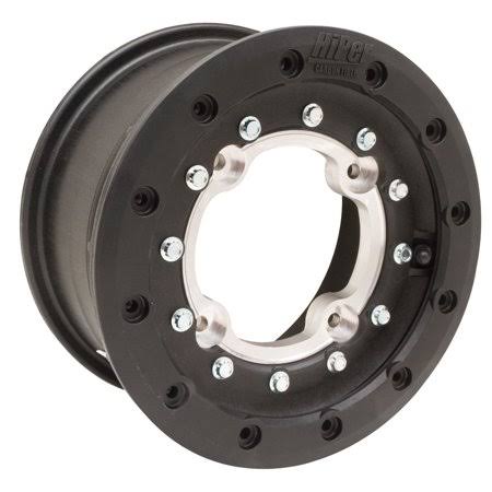 10x5 4.0 + 1.0 Black Beadlock Wheel R3237