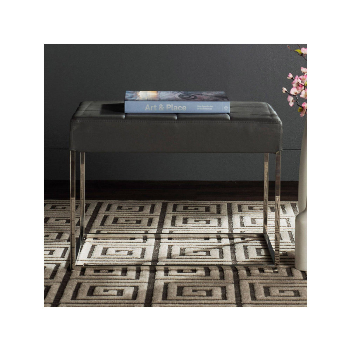 Grey Ottoman Z10061