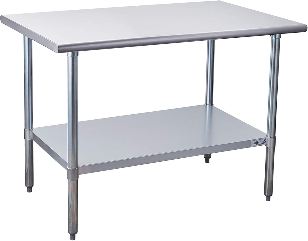 Stainless Steel Commercial Work Table with Undershelf 24×48 Inch K71009