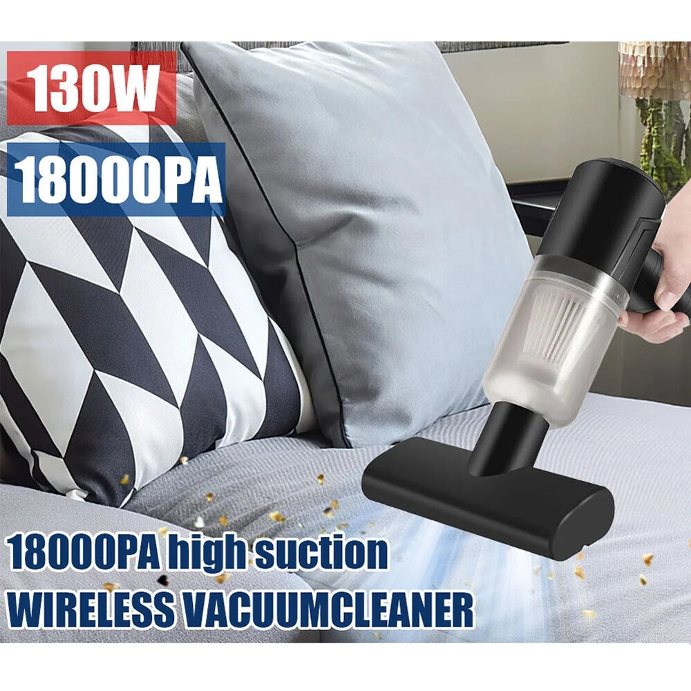 Cordless Handheld Car Vacuum Cleaner with 3 Attachments A546