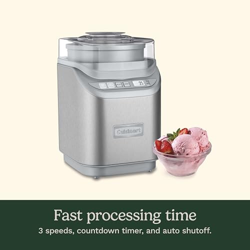 Ice Cream Maker Machine, 2 Quart, Stainless Steel P4627