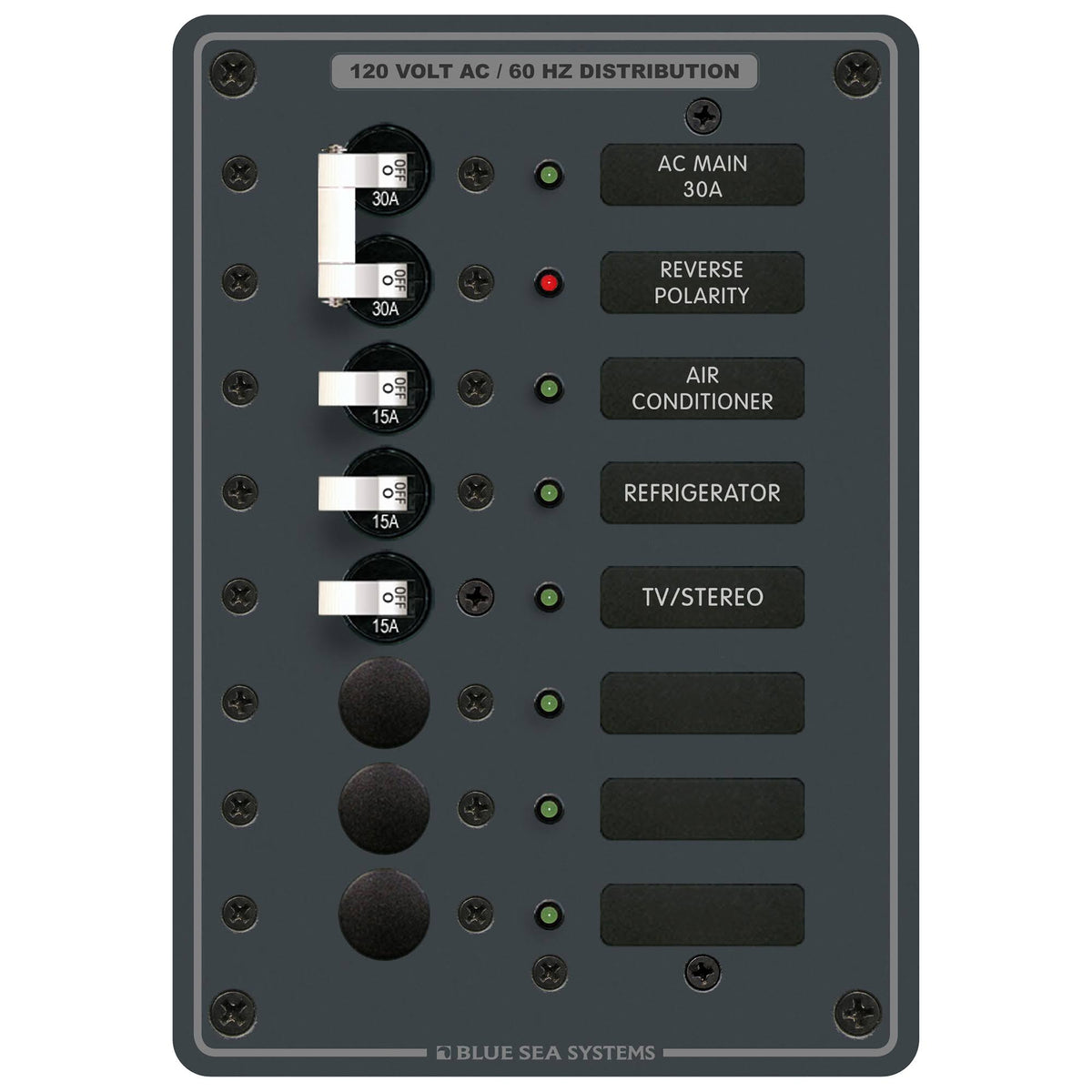 AC Main +6 Position Breaker Panel M8278
