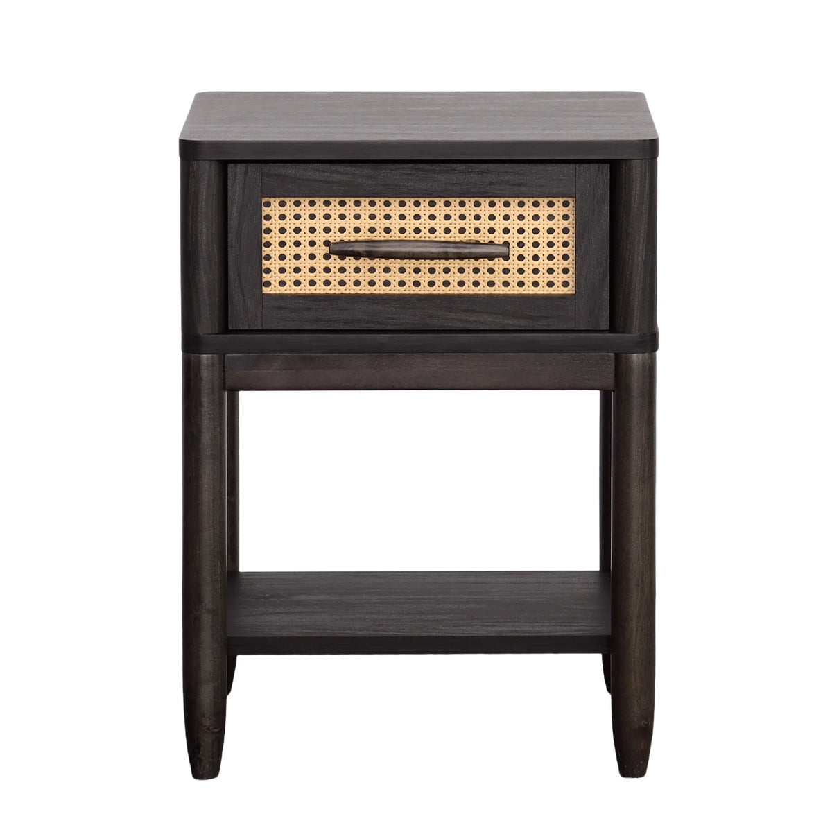 Charcoal Finish Night Stand D451630