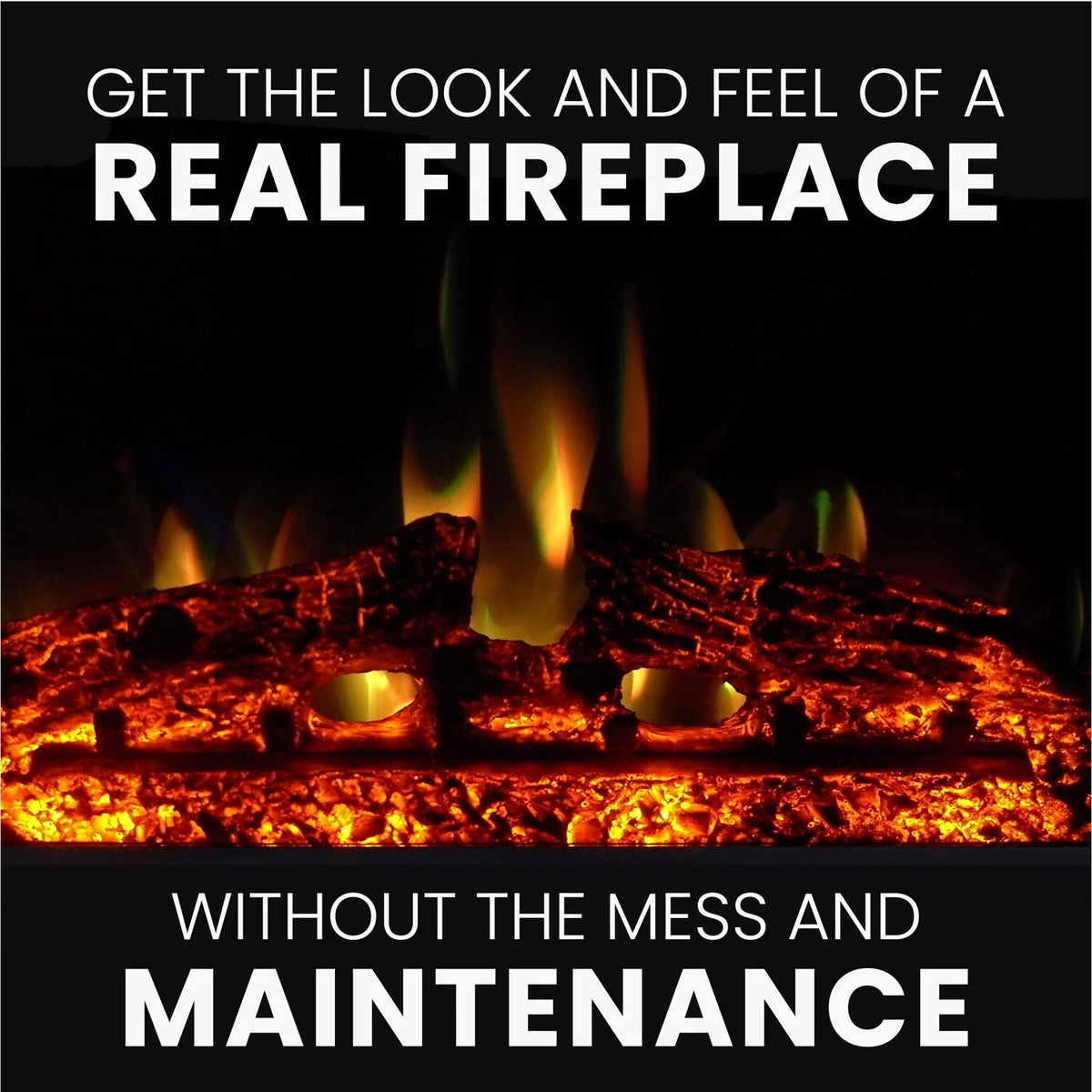 59'' Electric Fireplace with Remote D727635