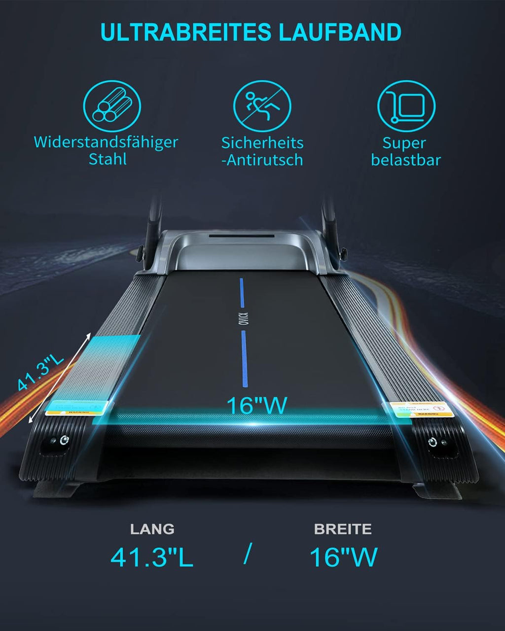 Folding Treadmill with App Y4521
