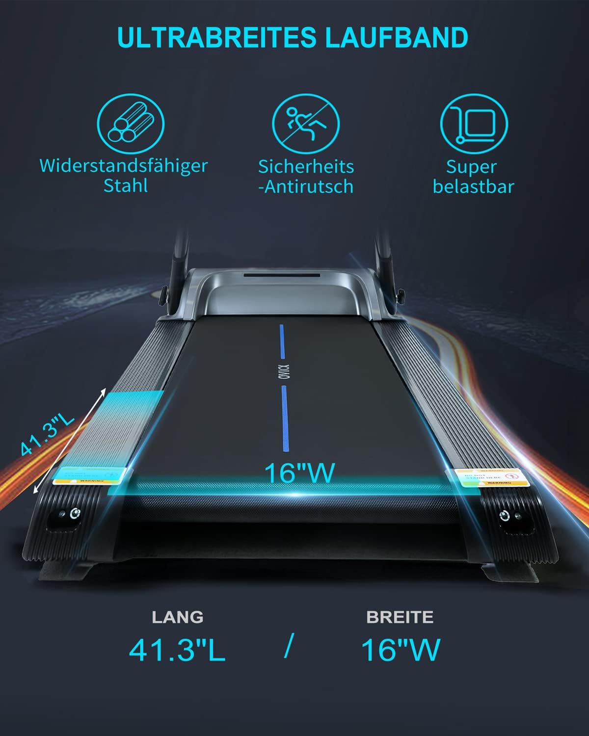 Folding Treadmill with App Y4521