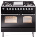 Black Dual Fuel Propane Gas Range O394286