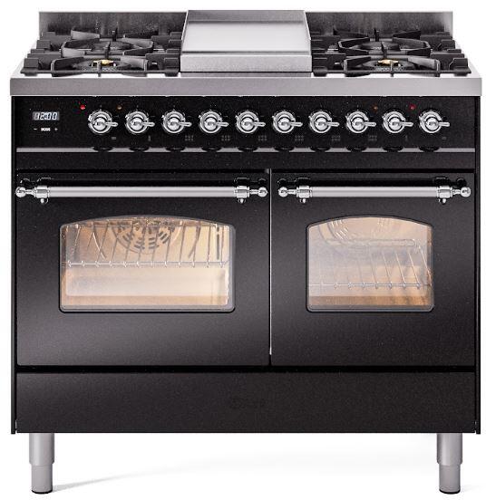 Black Dual Fuel Propane Gas Range O394286
