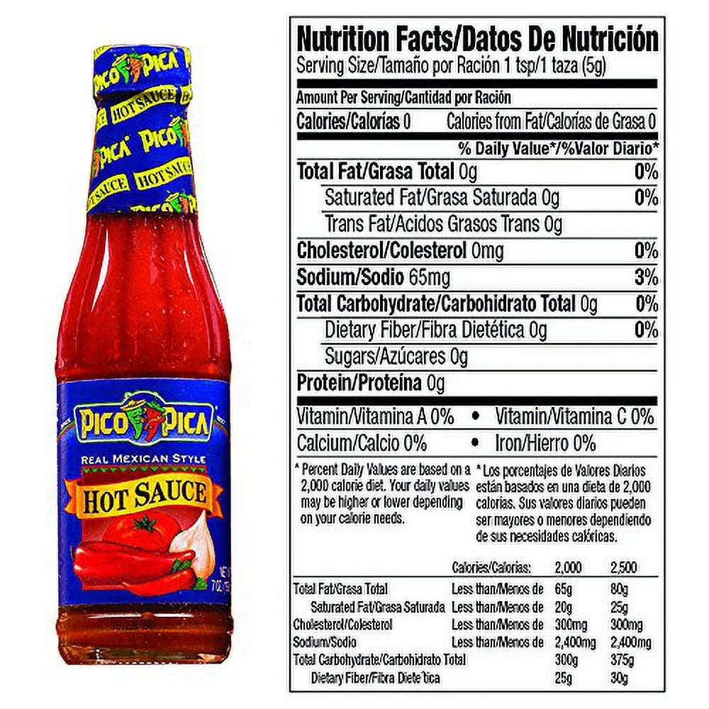 Mexican Hot Sauce 7 Oz (Pack of 6) W1606