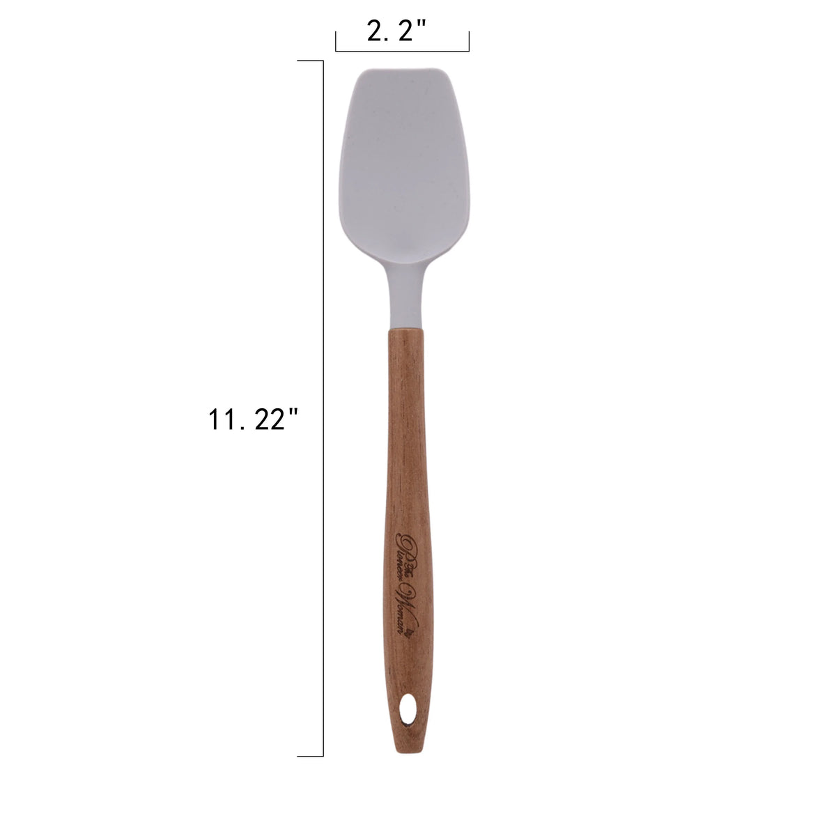 10-Piece Silicone and Acacia Wood Kitchen Utensils Set N363