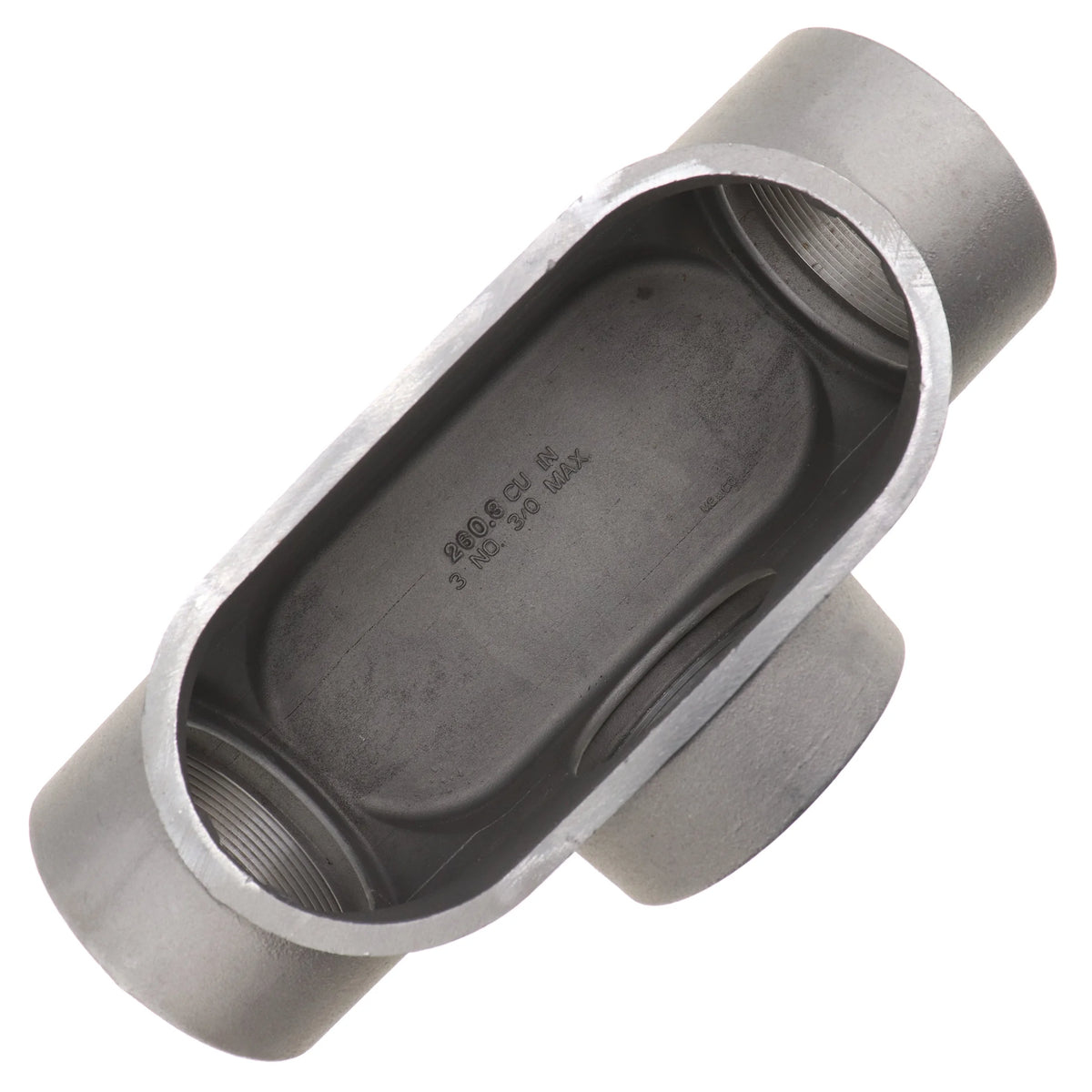 Aluminum Rigid Conduit Body, Type T, Form-7, 4-Inch M24008