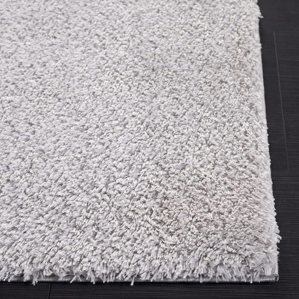 Light Grey 8' x 10' Shag Area Rug K2612
