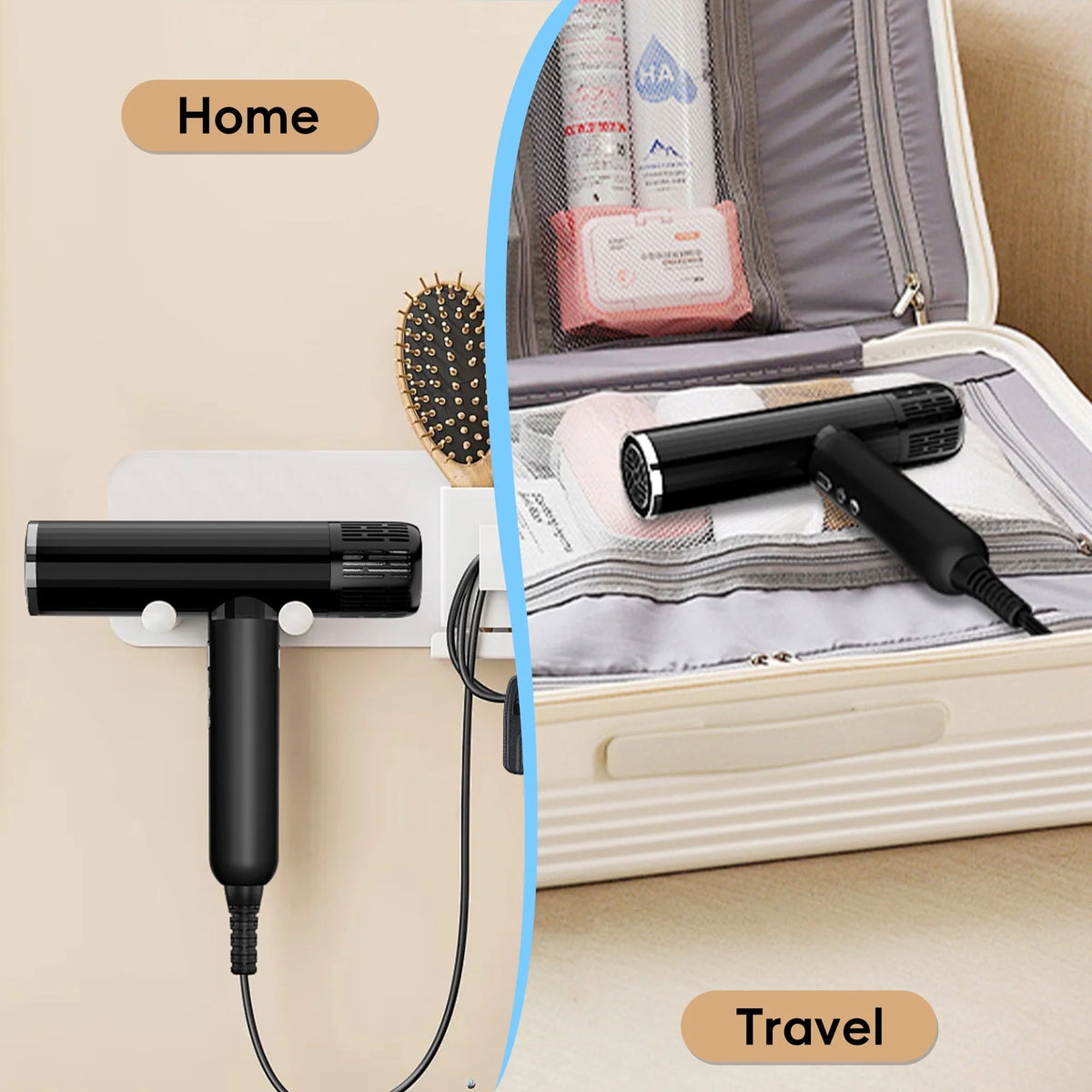 Black 1600W High-Speed Ionic Hair Dryer K7393