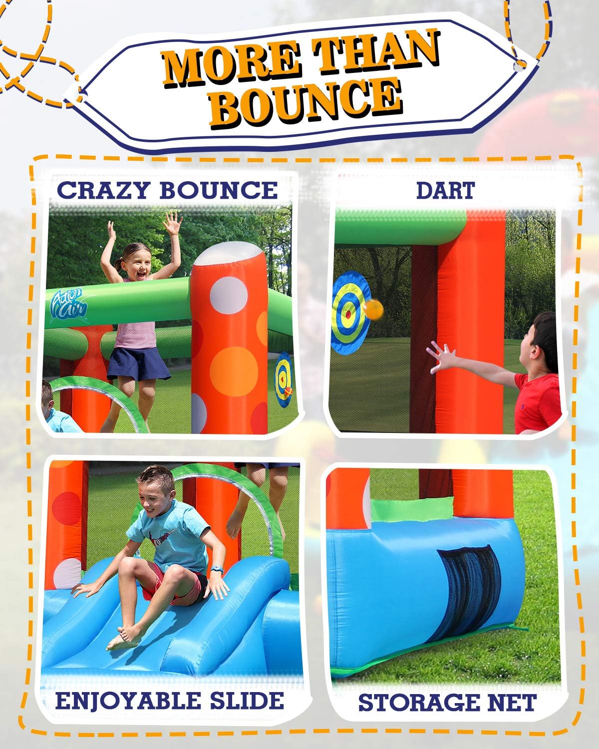 Bounce House with Air Blower W20636