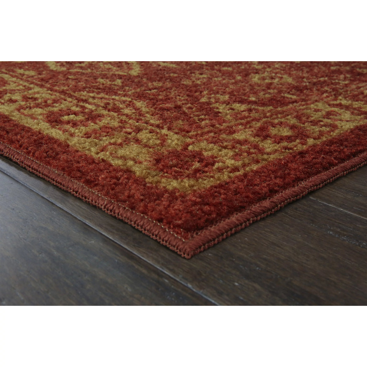 Red Gold 5' x 7' Area Rug Y531199