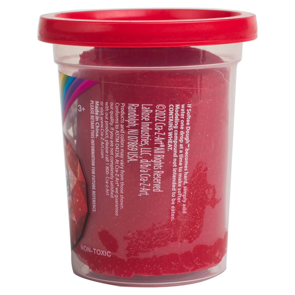 Scented Red Glitter Dough, 1 4oz Q8724