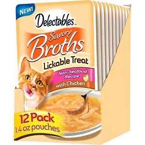 Chicken Savory Broths Lickable Cat Treat Y340684