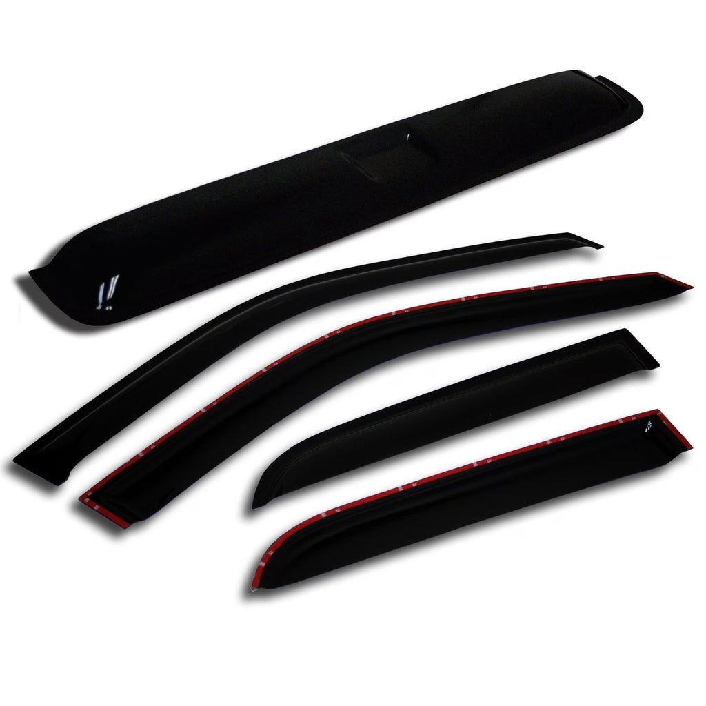 Window Visor and Sunroof Type 2 Outside Mount 5 Pcs Set O37248