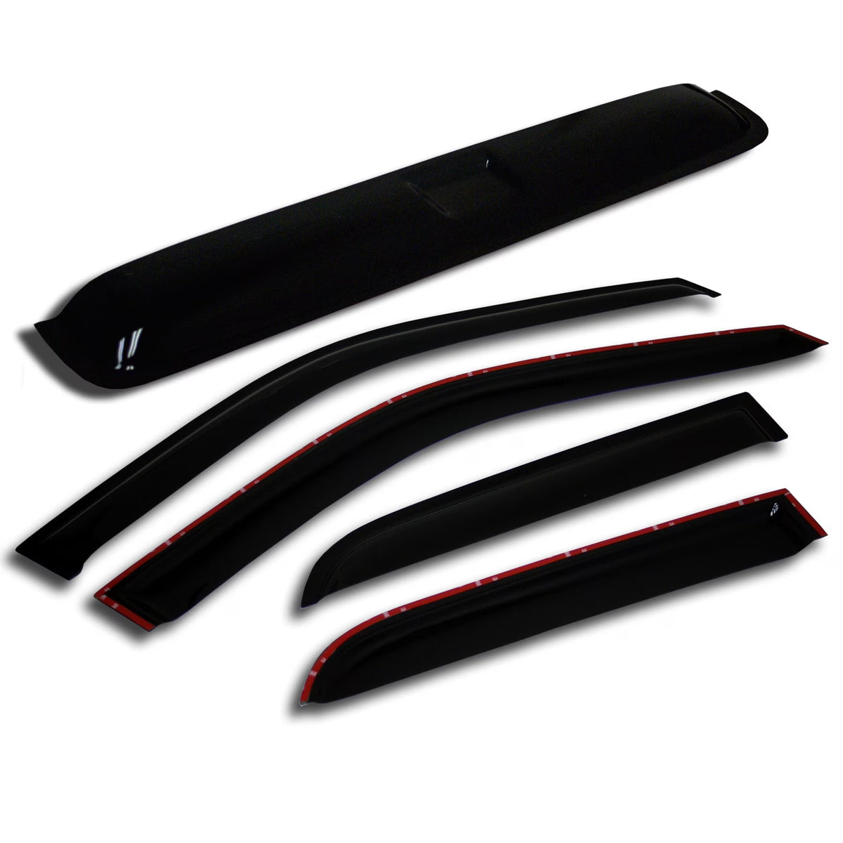 Window Visor and Sunroof Type 2 Outside Mount 5 Pcs Set O37248