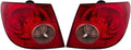 Pair Rear Tail Lights Assembly Unit for Toyota Corolla F822