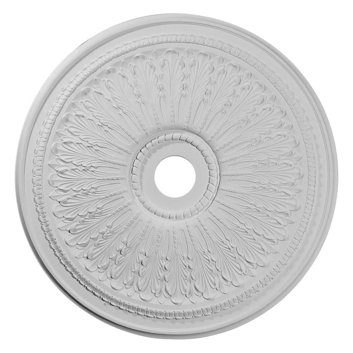 Oakleaf Ceiling Medallion Hand-Painted Iridescent Gold S620395