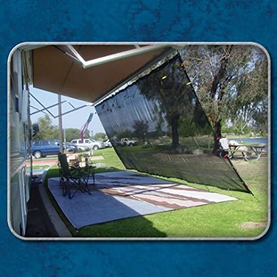 Black Motorhome Awning Shade Kit 7x16 J709