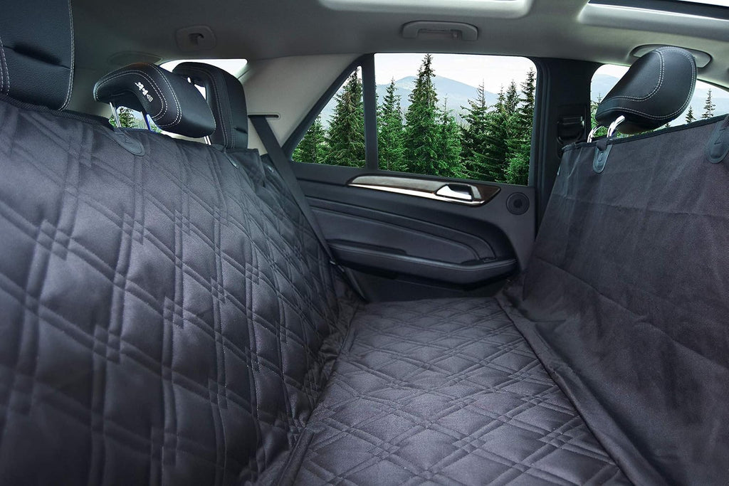 100% Waterproof Heavy Duty Dog Back Seat Cover with Dog Hammock F722