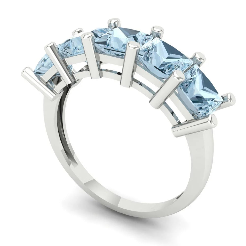 14k White Gold Eternity Band W464