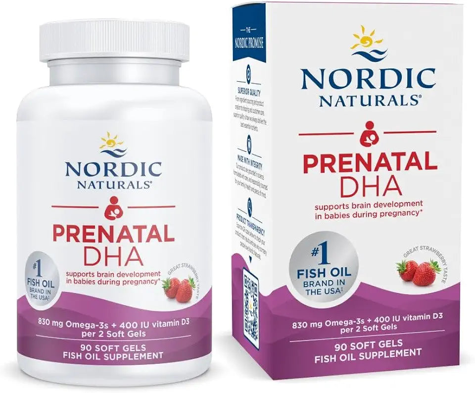 90 Soft Gels Strawberry Prenatal DHA K983