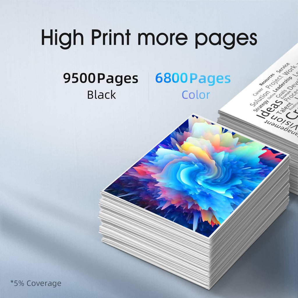Compatible Ink Cartridge for HP Officejet Pro Printer (Black Cyan Yellow Magenta) I3941