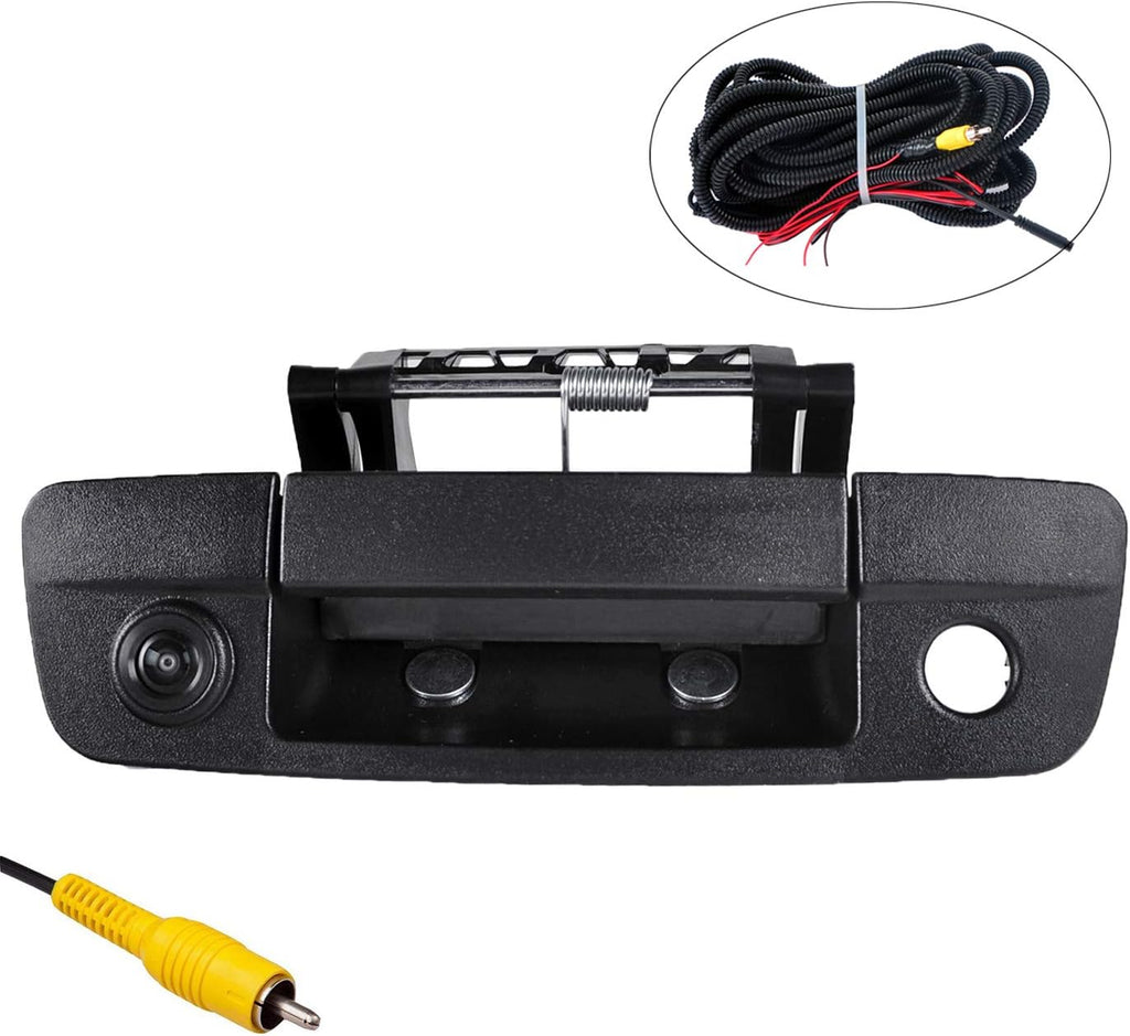 Black Tailgate Backup Reverse Handle with Camera R674