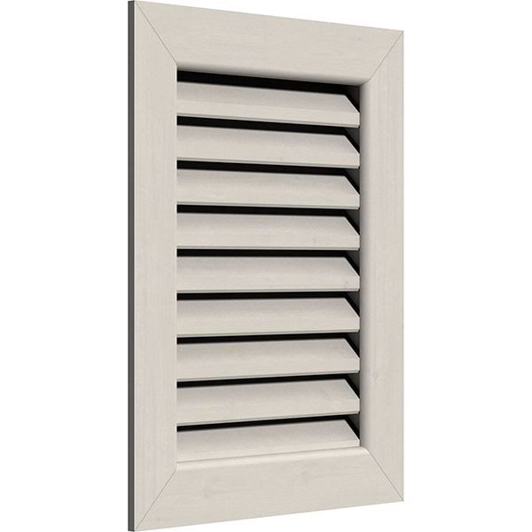 28 inch Vertical Gable Vent, Primed Smooth Western Red Cedar C17794