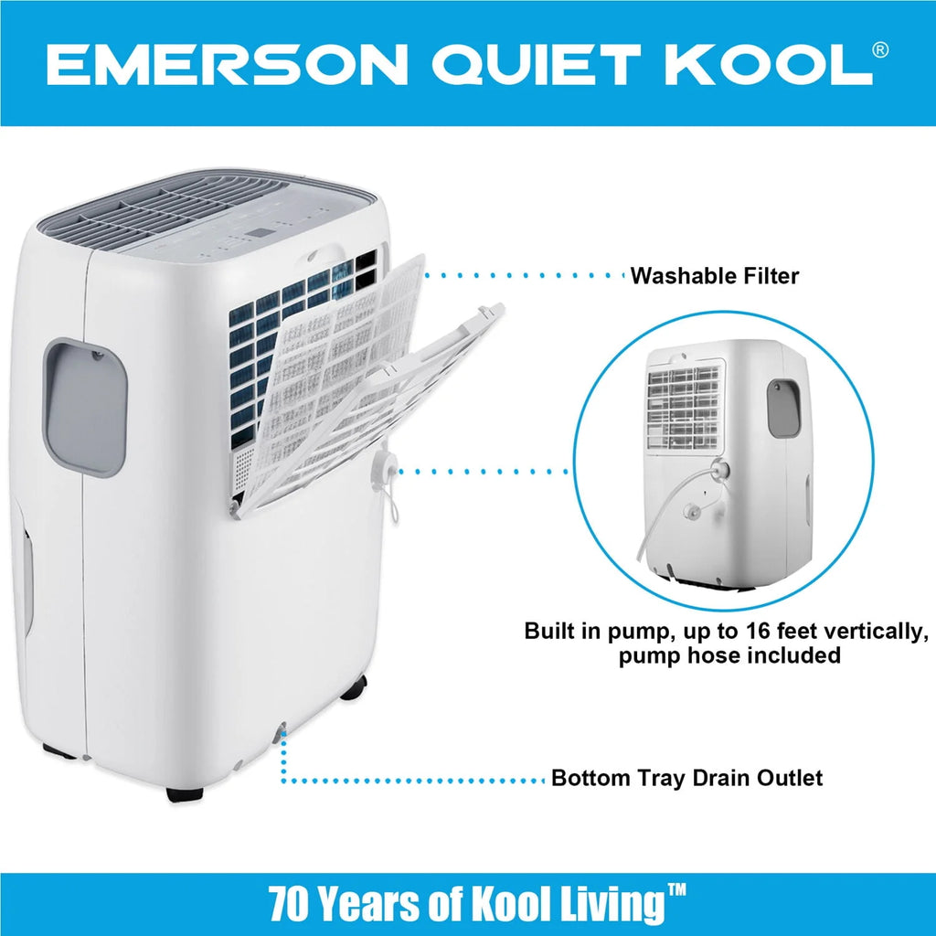 40 Pint Dehumidifier with Front-Access Collection Bucket & 24-Hour Timer G9514