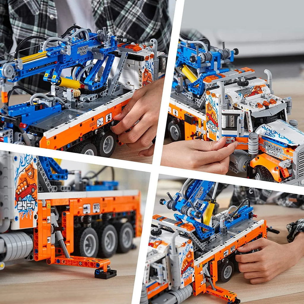 Heavy-Duty Tow Truck with Crane E746