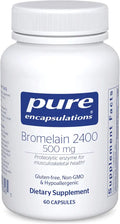 Bromelain 500 mg Proteolytic Enzymes Vegan 60 Capsules W28014