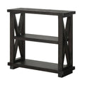 3 Shelf Solid Wood Bookshelf Y23188