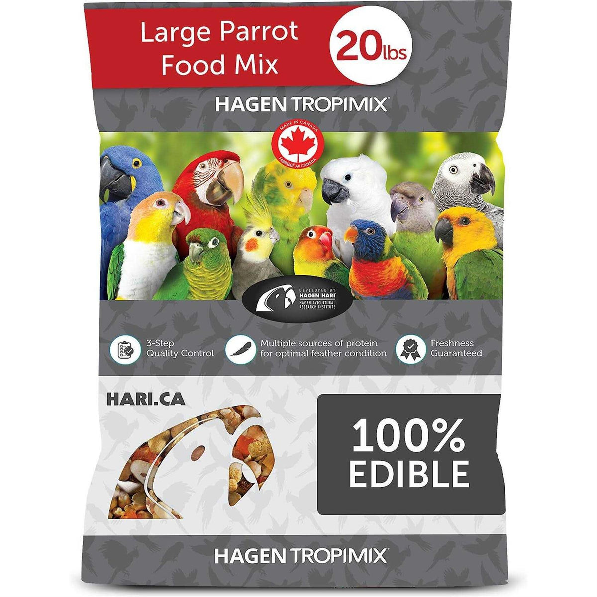 Large Parrot Bird Food C62337