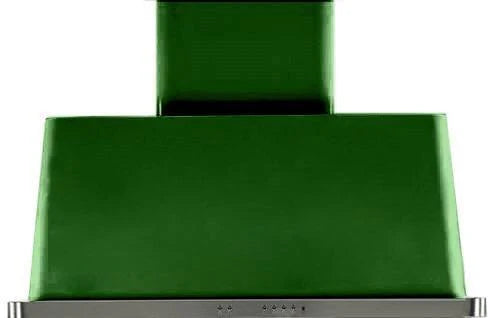 Emerald Green Wall Mount Range Hood with 600 CFM Blower U622