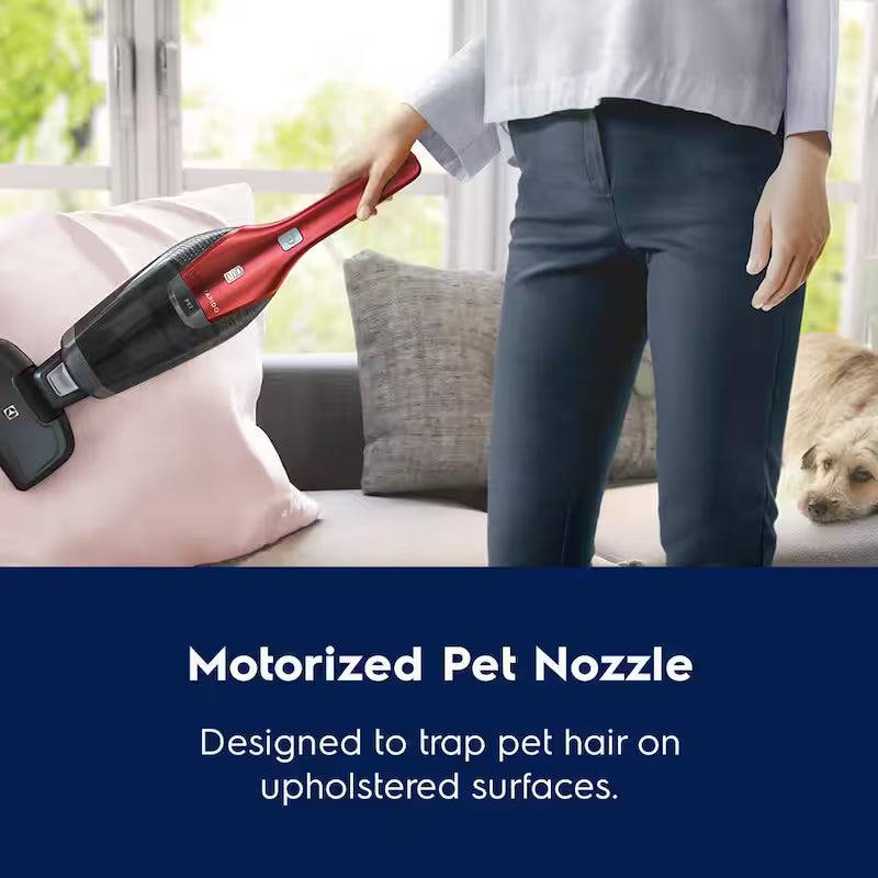 Red Cordless Stick Vacuum Z733