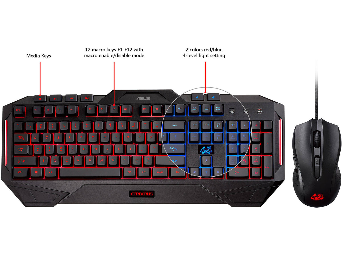 Gaming Keyboard and Mouse Combo I317