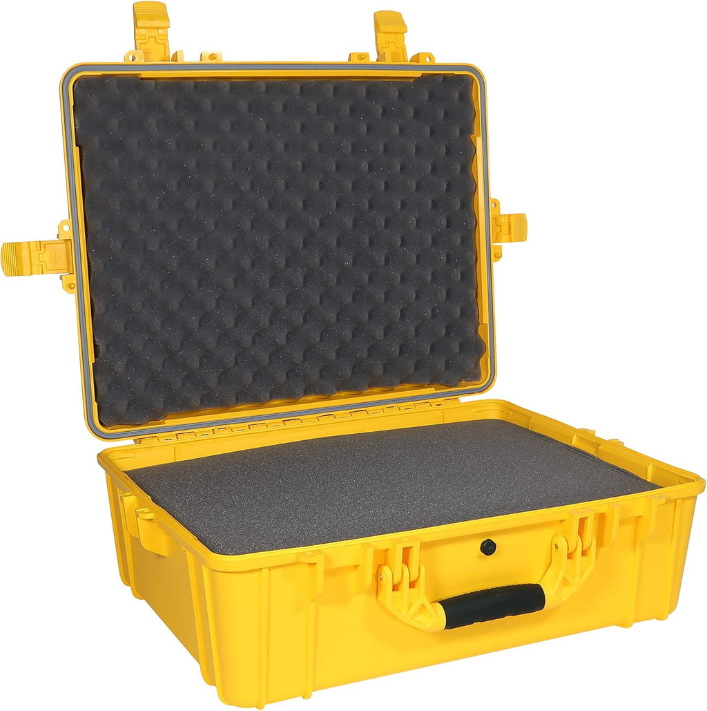 Black Waterproof Hardshell Dry Box Cargo Trunk Storage with Foam G411