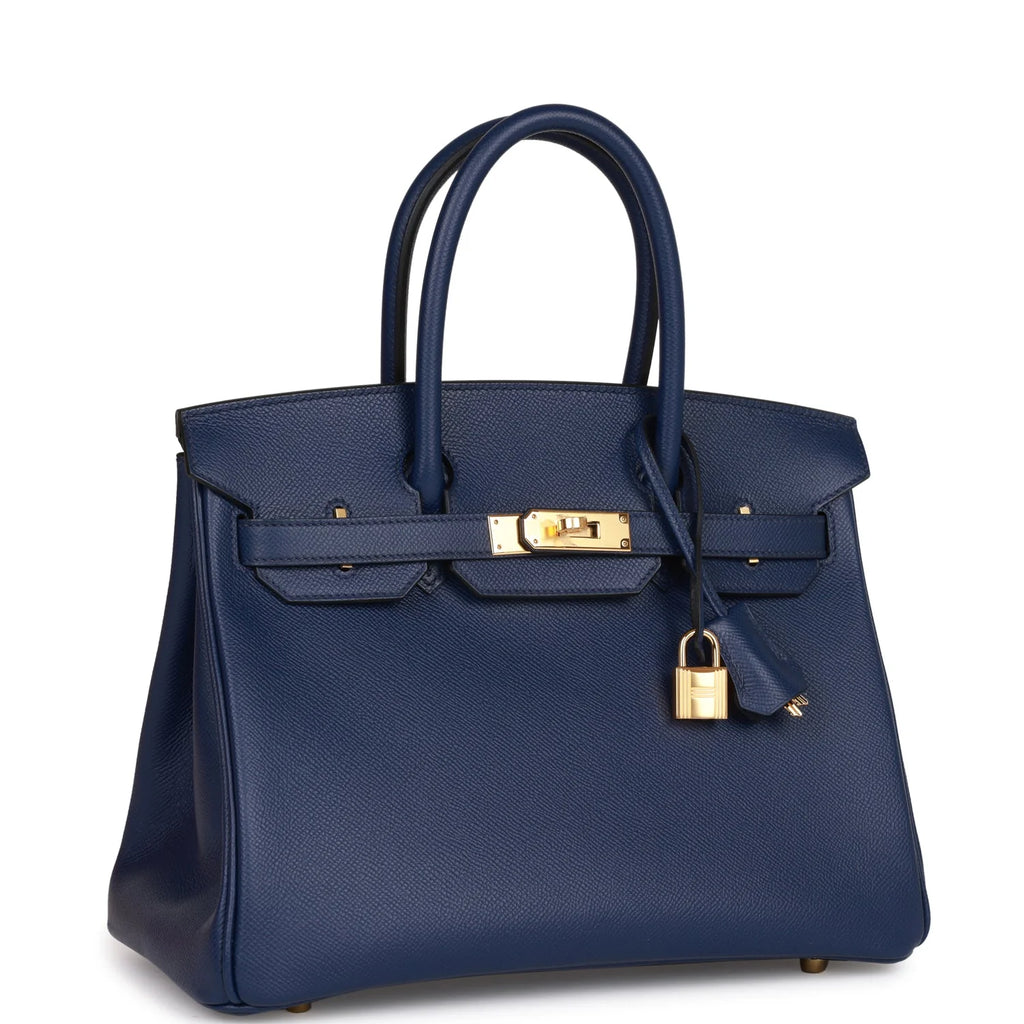 Bleu Saphir Epsom Leather Handbag R782144