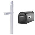 Black Galvanized Steel Mailbox C11977