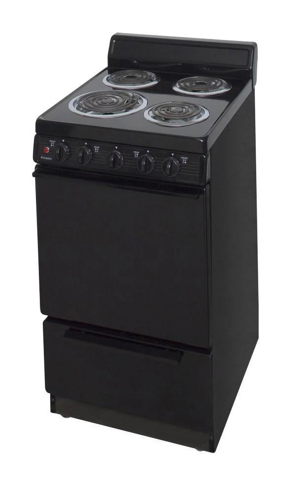 20" Freestanding Coil Electric Range Black V613
