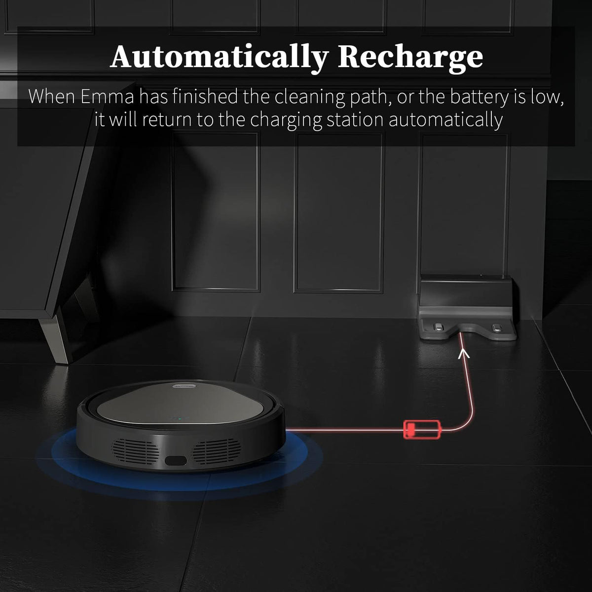 Robot Vacuum Cleaner 3000Pa Self-Charging C463
