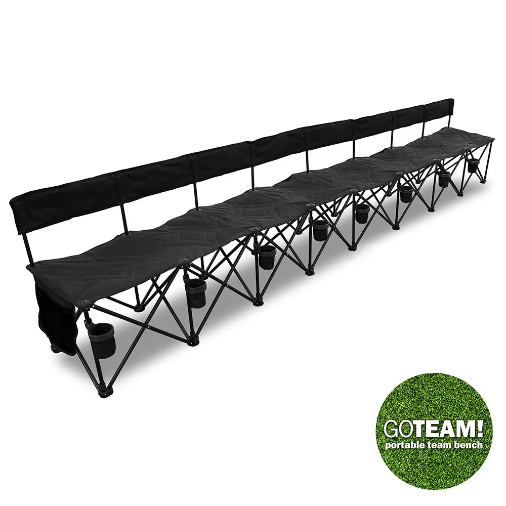 8 Seat Portable Folding Team Bench N8941