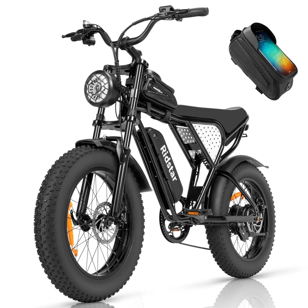 1000W Fat Tire Electric Bike with Removable Battery H323803