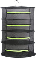 4-Layer Folding Nylon Mesh Drying Rack with Carrying Bag N193
